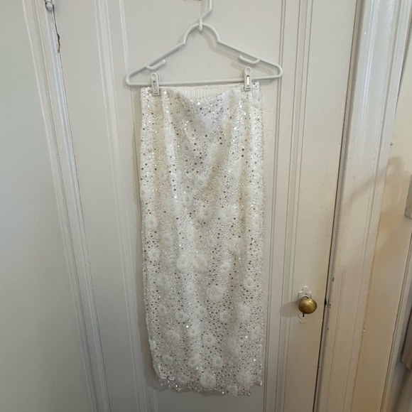 NWT - Show Me Your MuMu Beaded Floral Wedding Skirt - Picture 4 of 6